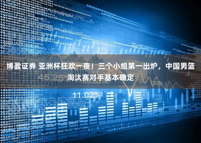 博盈证券 亚洲杯狂欢一夜！三个小组第一出炉，中国男篮淘汰赛对手基本确定